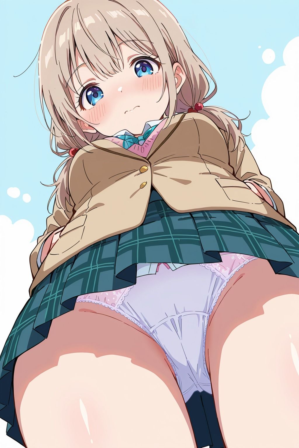 お兄ちゃんにパンチラし続けたら中出ししてもらえた - サンプル画像 1