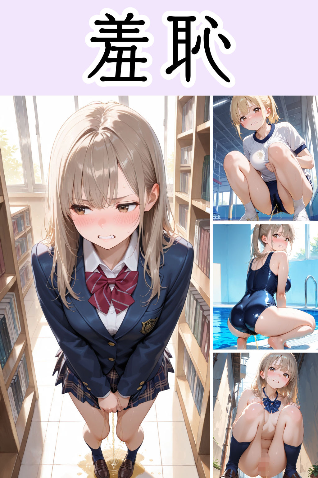 おしがま失敗！おもらし癖がついた女子校生の末路 - サンプル画像 4