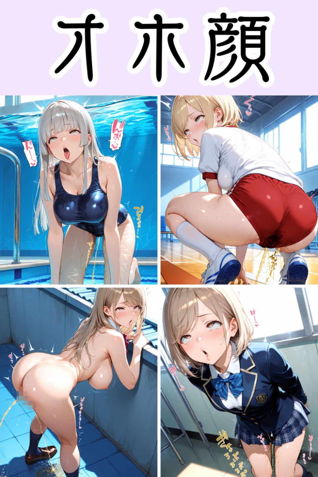 おしがま失敗！おもらし癖がついた女子校生の末路 - サンプル画像 7