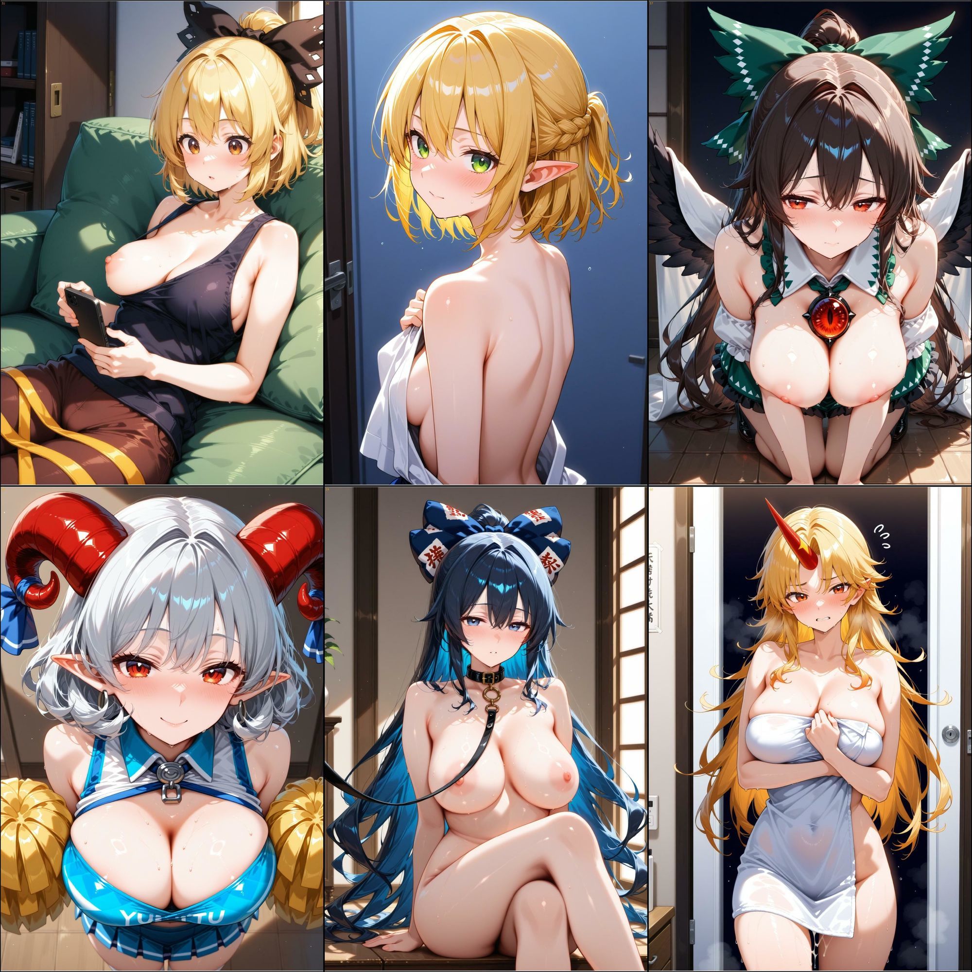 ノーモザイク！東方地霊殿キャラの誘惑2 - サンプル画像 9