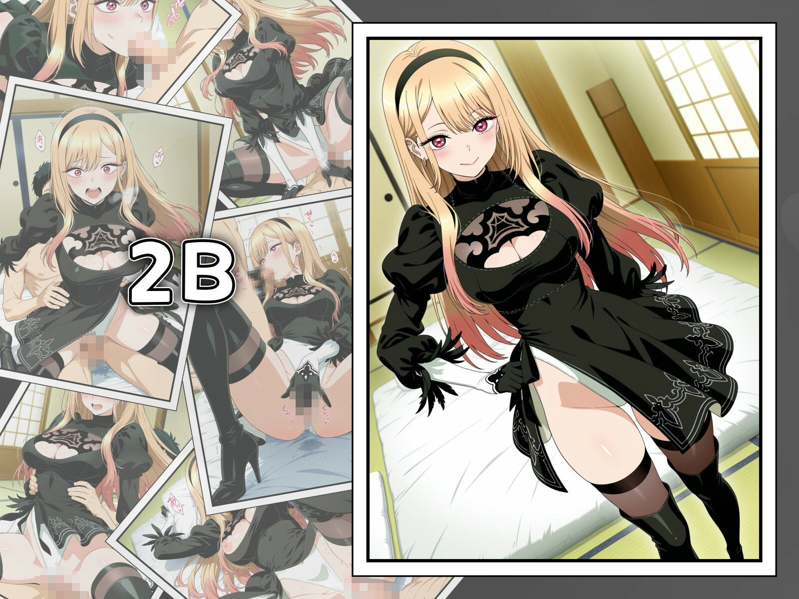 まりんとコスプレエッチ 〜喜多川〇夢と3つの衣装で〜 - サンプル画像 4