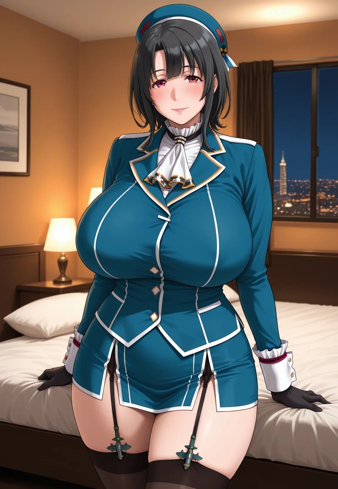 ムチムチな艦〇とお泊りエッチ  高〇 - サンプル画像 1