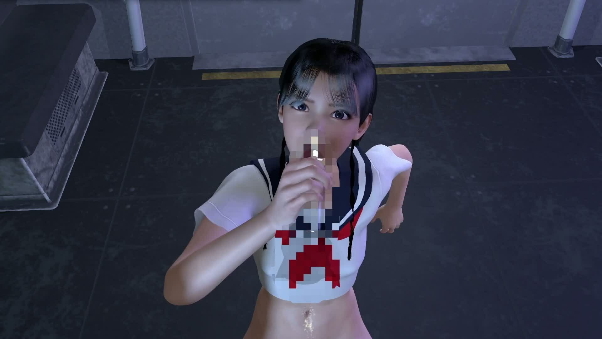 【ROMLC084】透明人間-電車痴●-セーラー服-イラマチオ-ロリコン-ぶっかけセックス「何で誰もいなの！？」 - サンプル画像 3