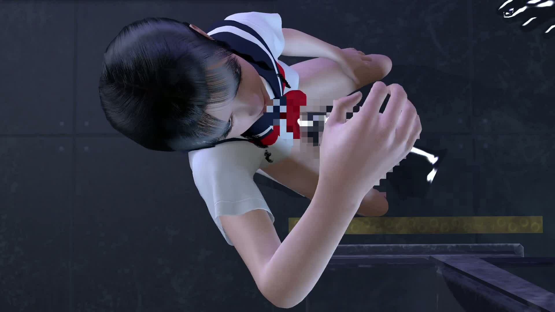 【ROMLC084】透明人間-電車痴●-セーラー服-イラマチオ-ロリコン-ぶっかけセックス「何で誰もいなの！？」 - サンプル画像 5