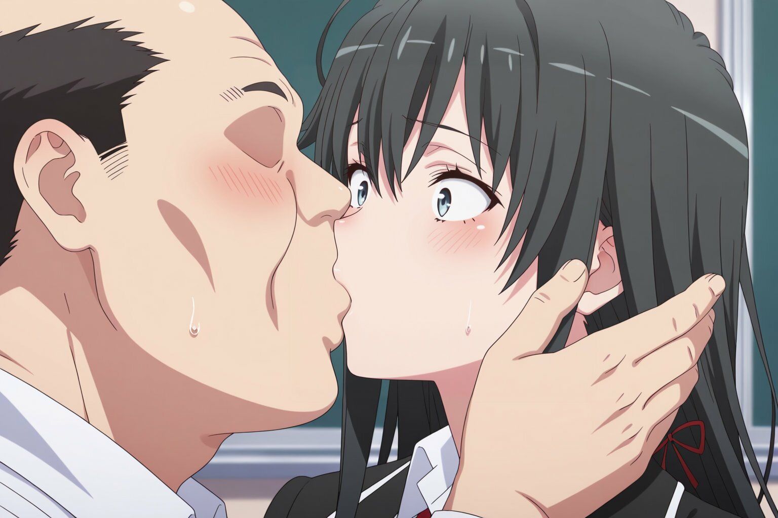 雪ノ下●乃 キモおじにより強●性指導 - サンプル画像 3