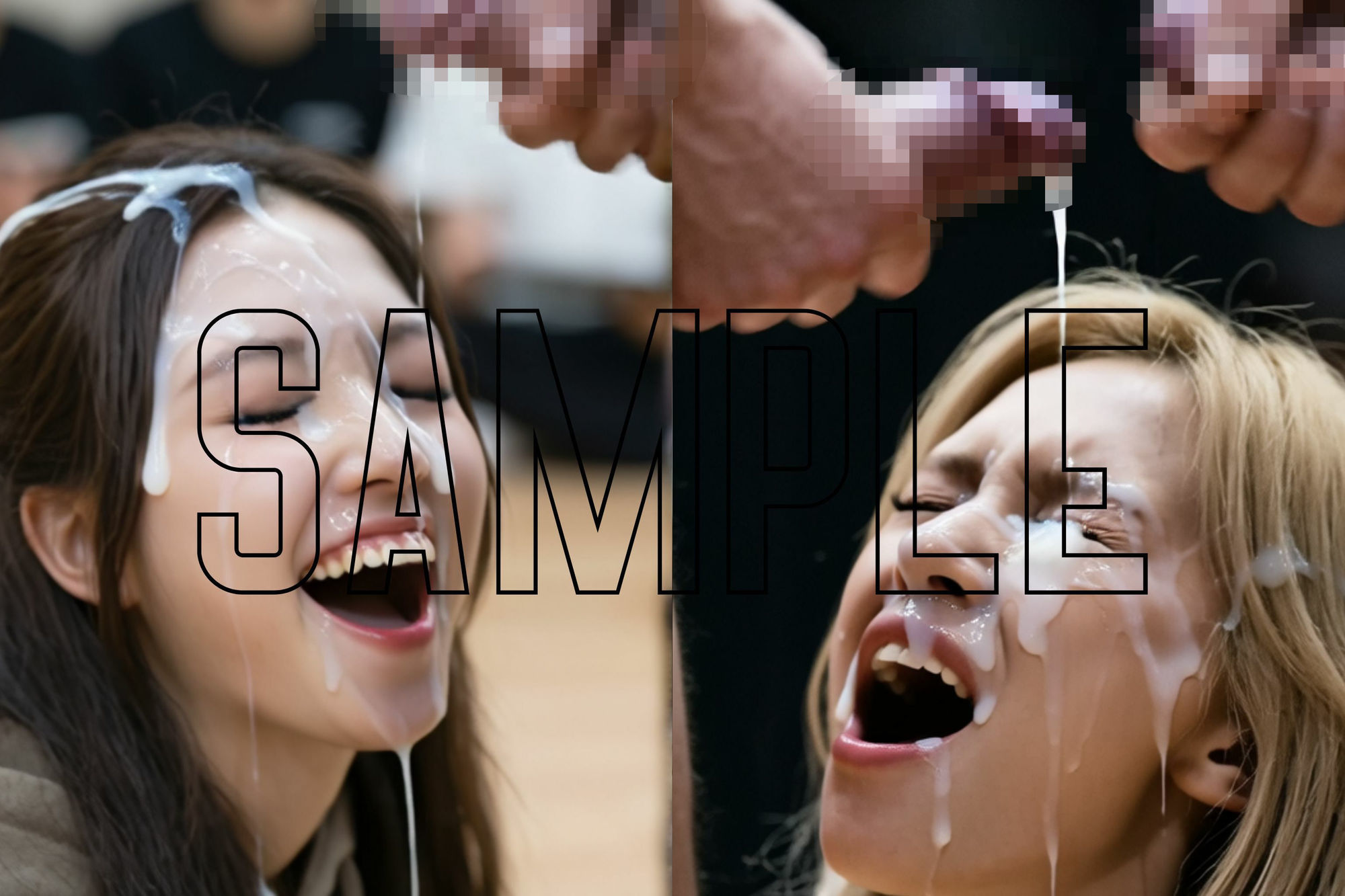 【縦動画】K-POP ぶっかけファンミーティング - サンプル画像 2