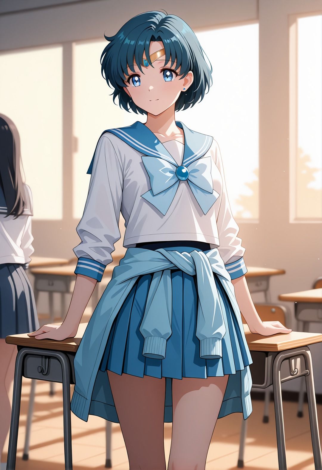 水野◯美の学校凌●日記 〜夜の自室で悶えるインテリ少女〜 - サンプル画像 1