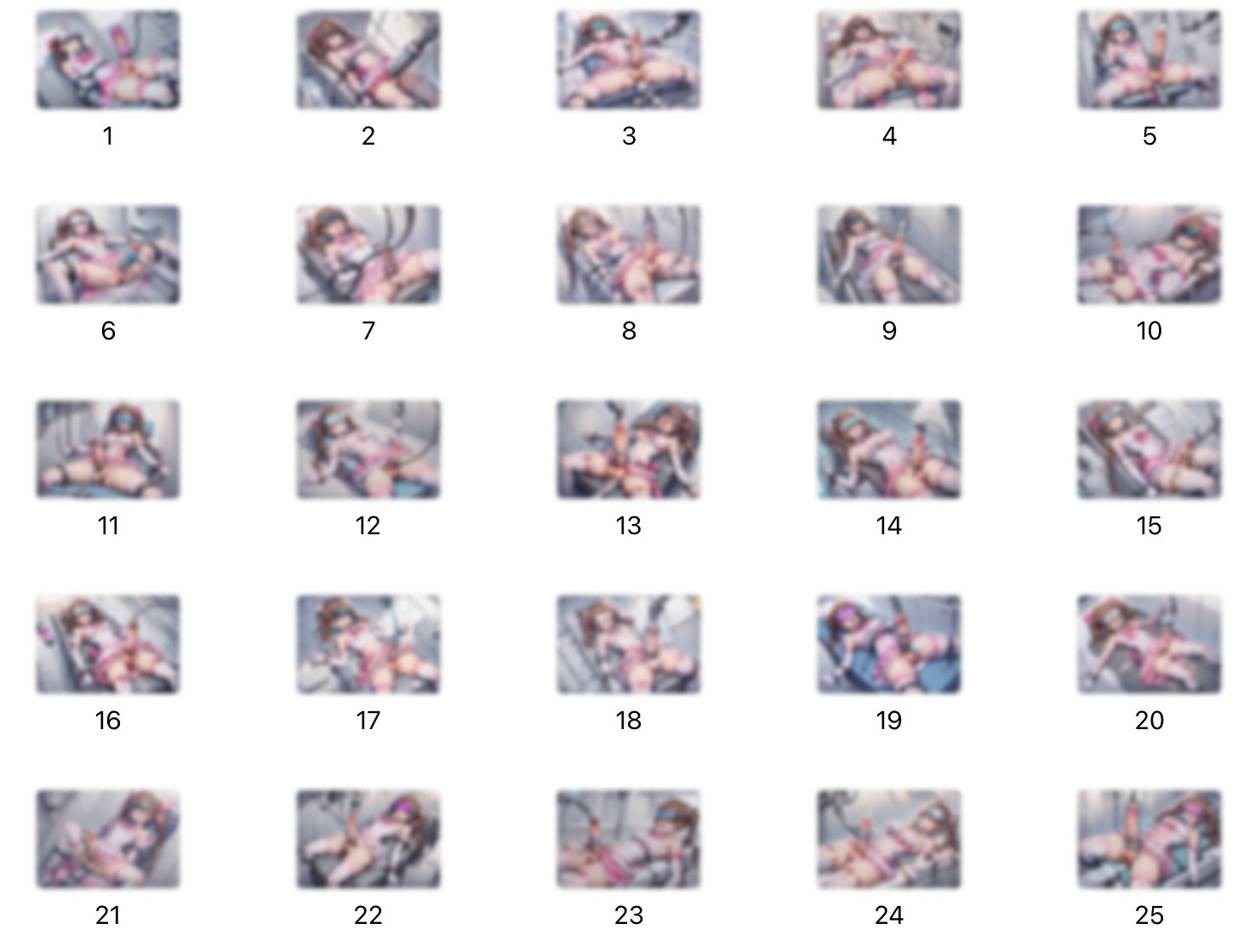 ふたなり魔法少女精液採取 - サンプル画像 5