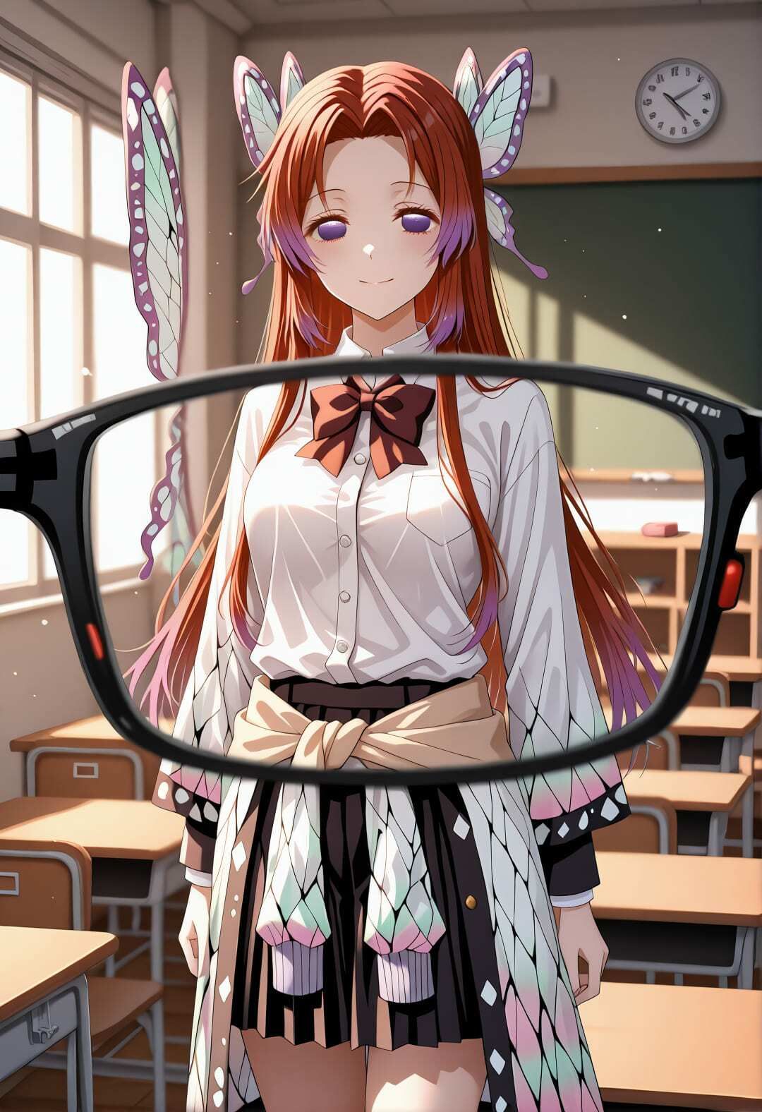 鬼〇の刃 胡蝶カ〇エ 催●学園生活 〜学校で堕ちる蝶の柱: 教室・プール・トイレでの完全服従エロ調教〜 - サンプル画像 2