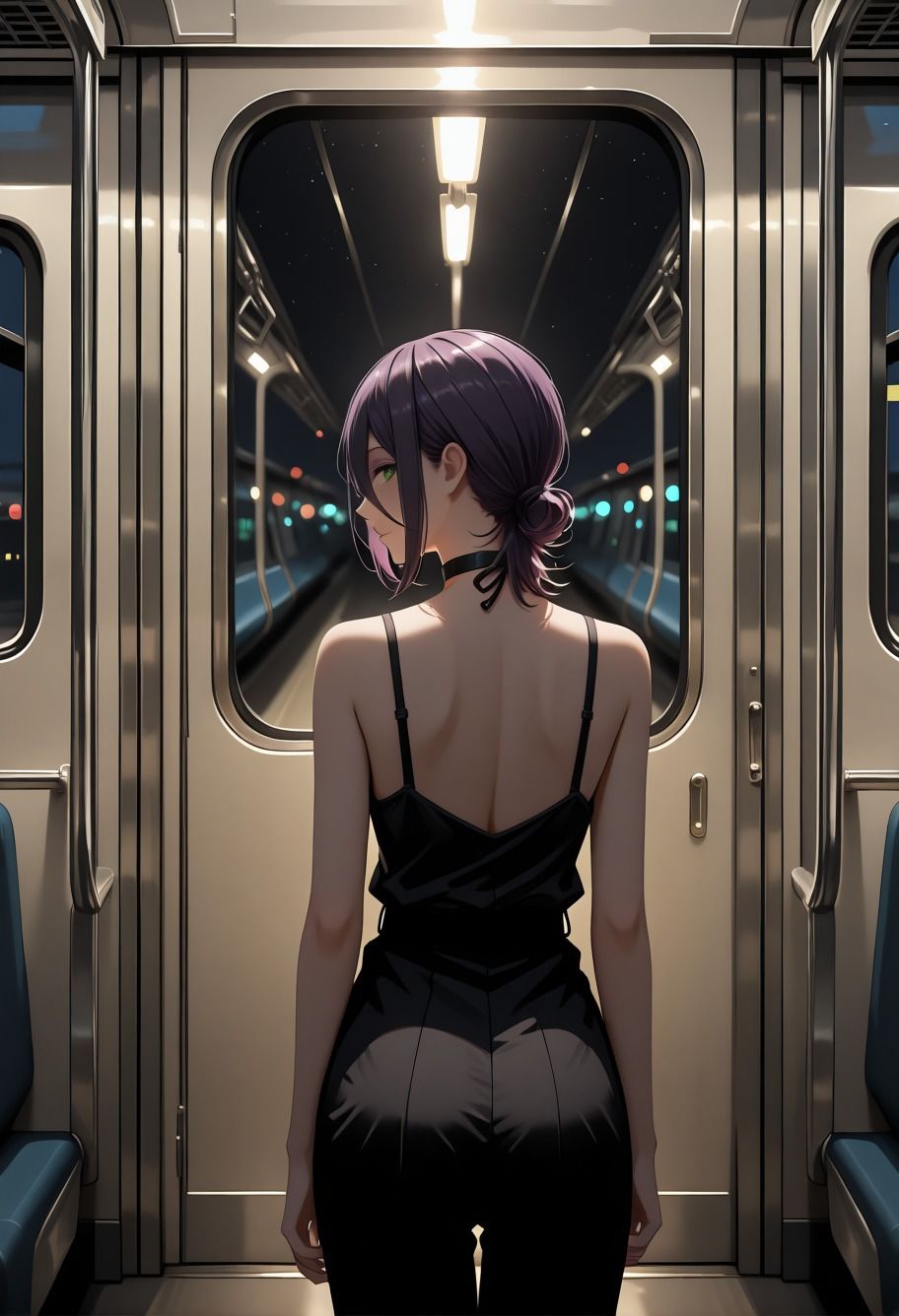 催●レ◯電車凌●パロディ〜チェン◯ーマン風美女が線路拘束アヘ顔・妊娠NTRシチュ満載 - サンプル画像 2