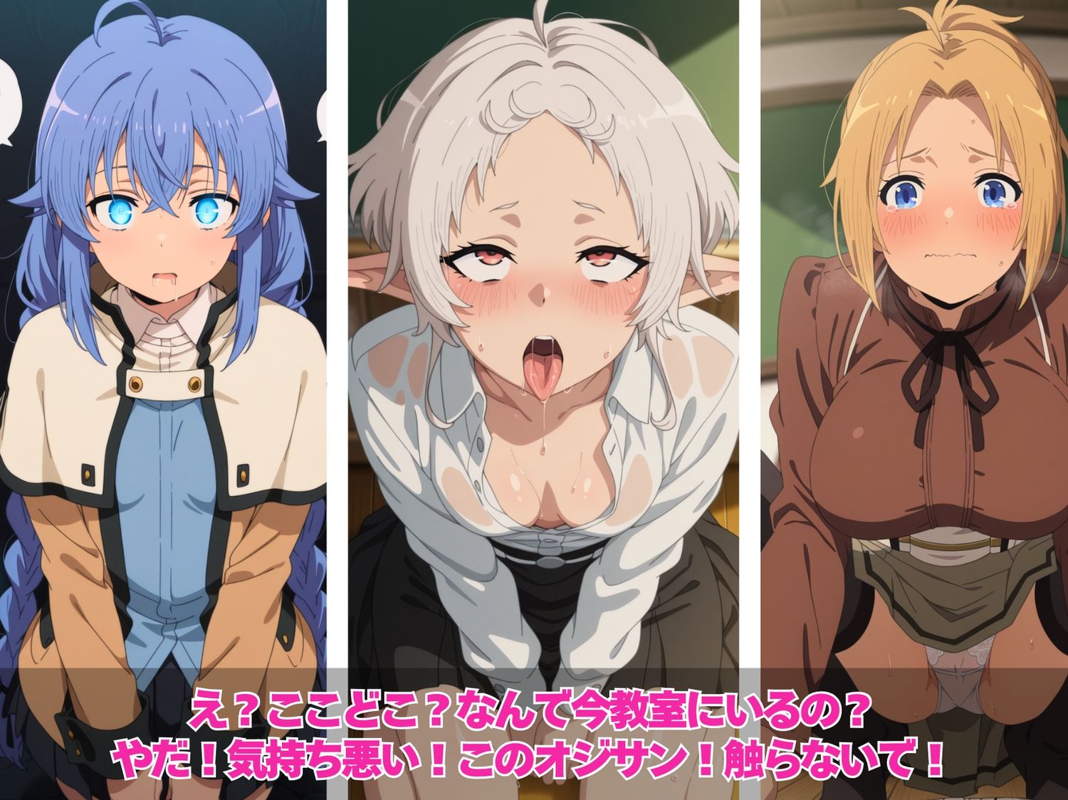 私たちのカラダは乗っ取られた！パパ活アプリの罠〜無●転生〜異世界行ったら本気だす〜編〜 - サンプル画像 2