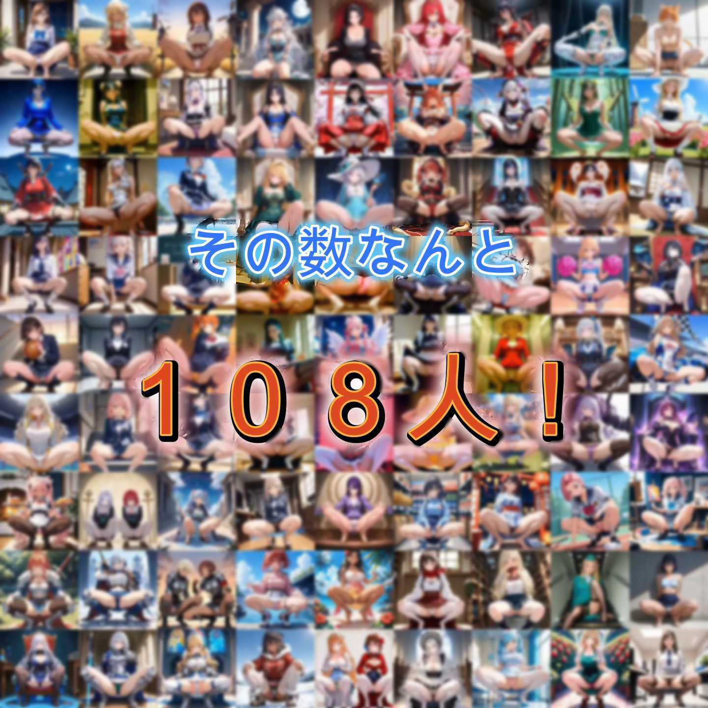 開脚尻ーズDX（108の煩悩編） - サンプル画像 5