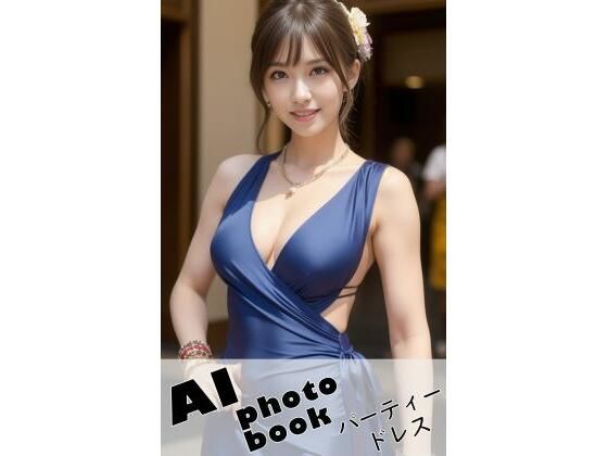 AI photo book パーティードレス