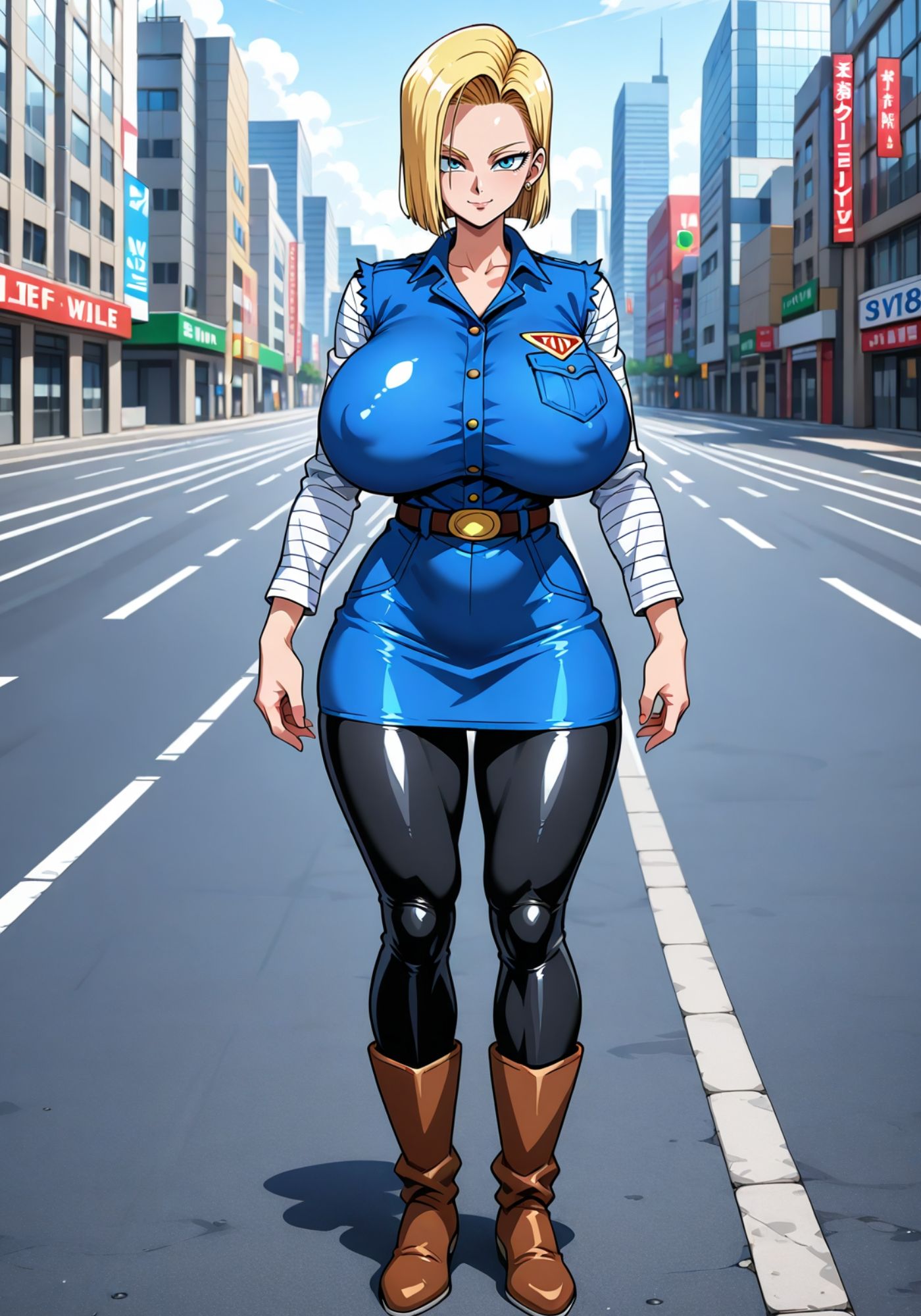 18号と子作りデート - サンプル画像 1