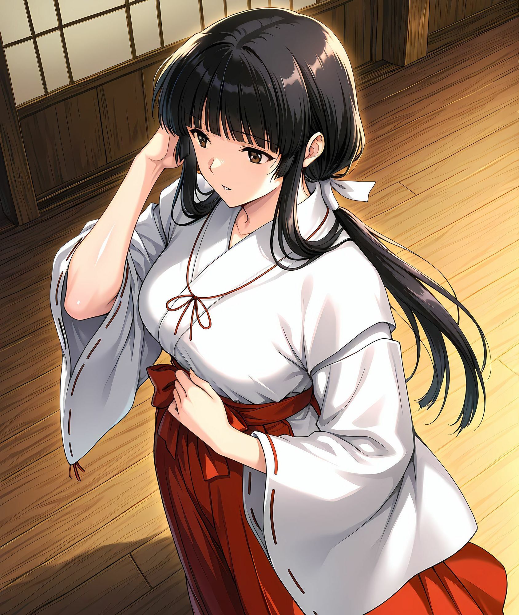 巫女洗脳丸呑み悪堕ち〜淫魔化ドスケベ搾精〜 - サンプル画像 2