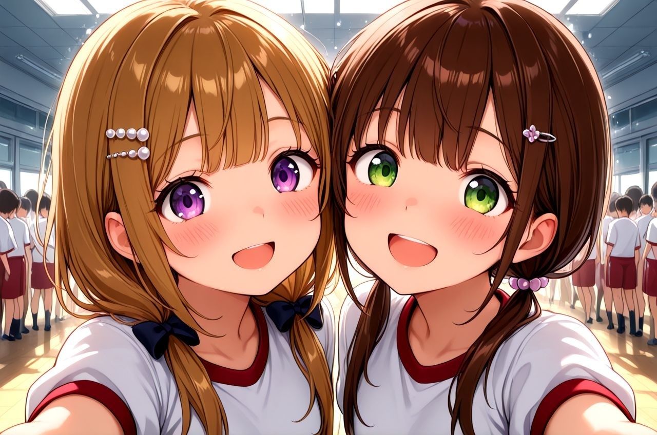 私立未来ヶ丘学園 ブルマ姿で受ける保健体育‘実技’授業 今日も単位のために教室で練習 - サンプル画像 1