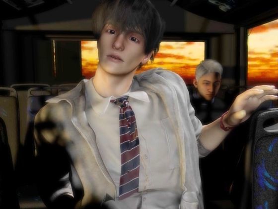 背徳×恋【CV搭載3D】 推しの隣に座った日 ― 大衆の前で、恋が始まった ― - サンプル画像 3