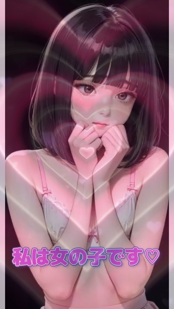 【シッシーヒプノ動画】女装願望解放◆視線で感じちゃう◆可愛い女の子に変身して男の人に見抜きされたい人のためのサブリミナル動画 - サンプル画像 4