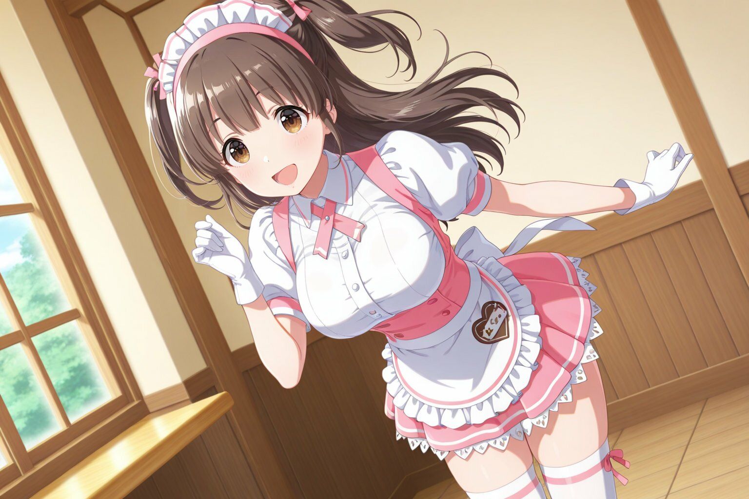 鈴●優 ウェイトレスでキモおじ強●接待 - サンプル画像 1