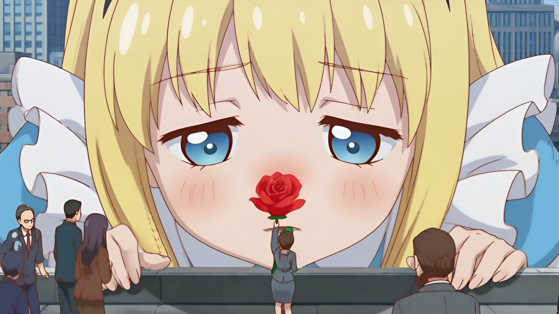 【自信作！】ハイパー巨大娘くしゃみアニメーション！/ Hyper Giantess Sneeze Full Animation！ （mp4） - サンプル画像 5