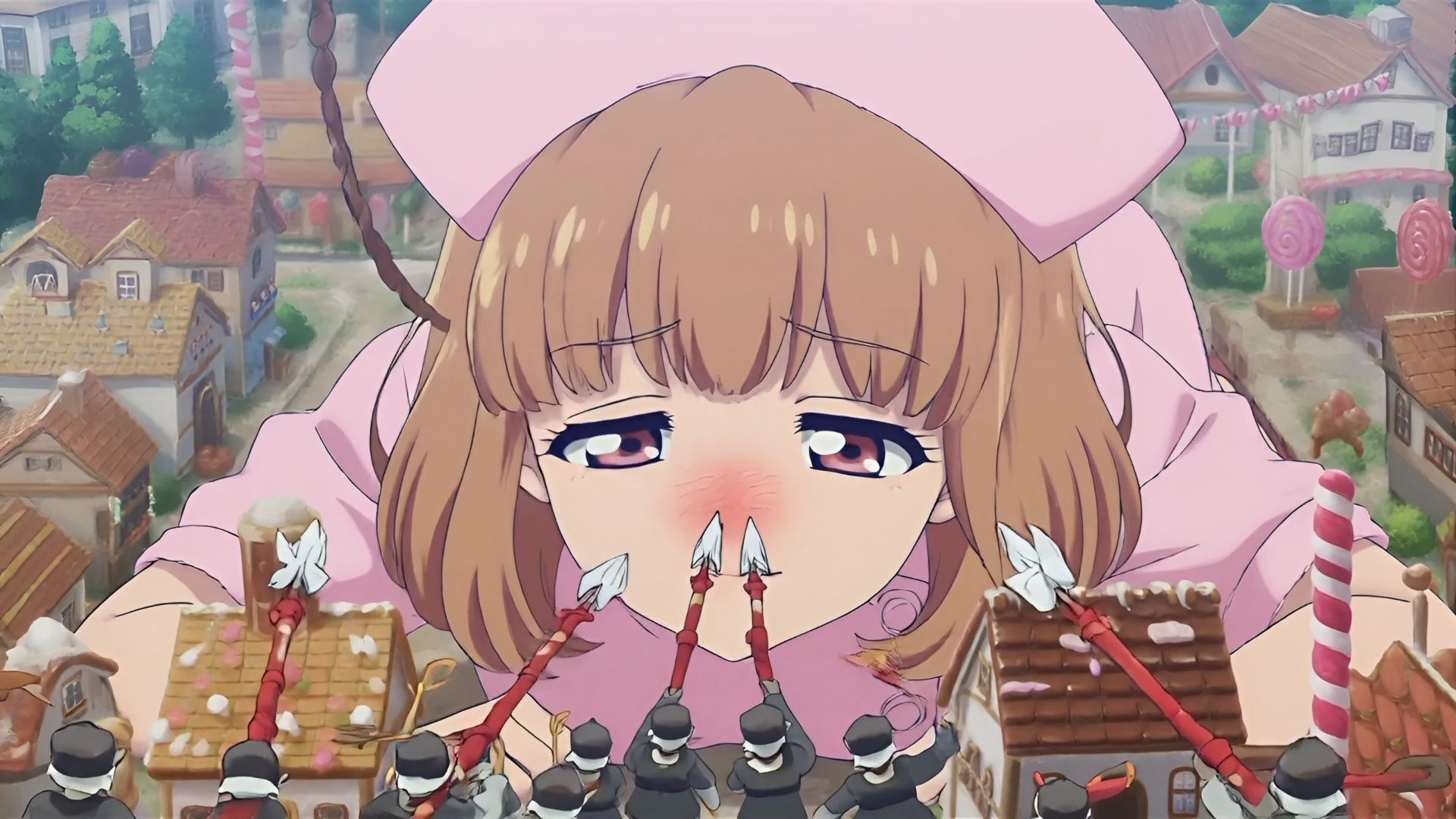 【自信作！】ハイパー巨大娘くしゃみアニメーション！/ Hyper Giantess Sneeze Full Animation！ （mp4） - サンプル画像 7