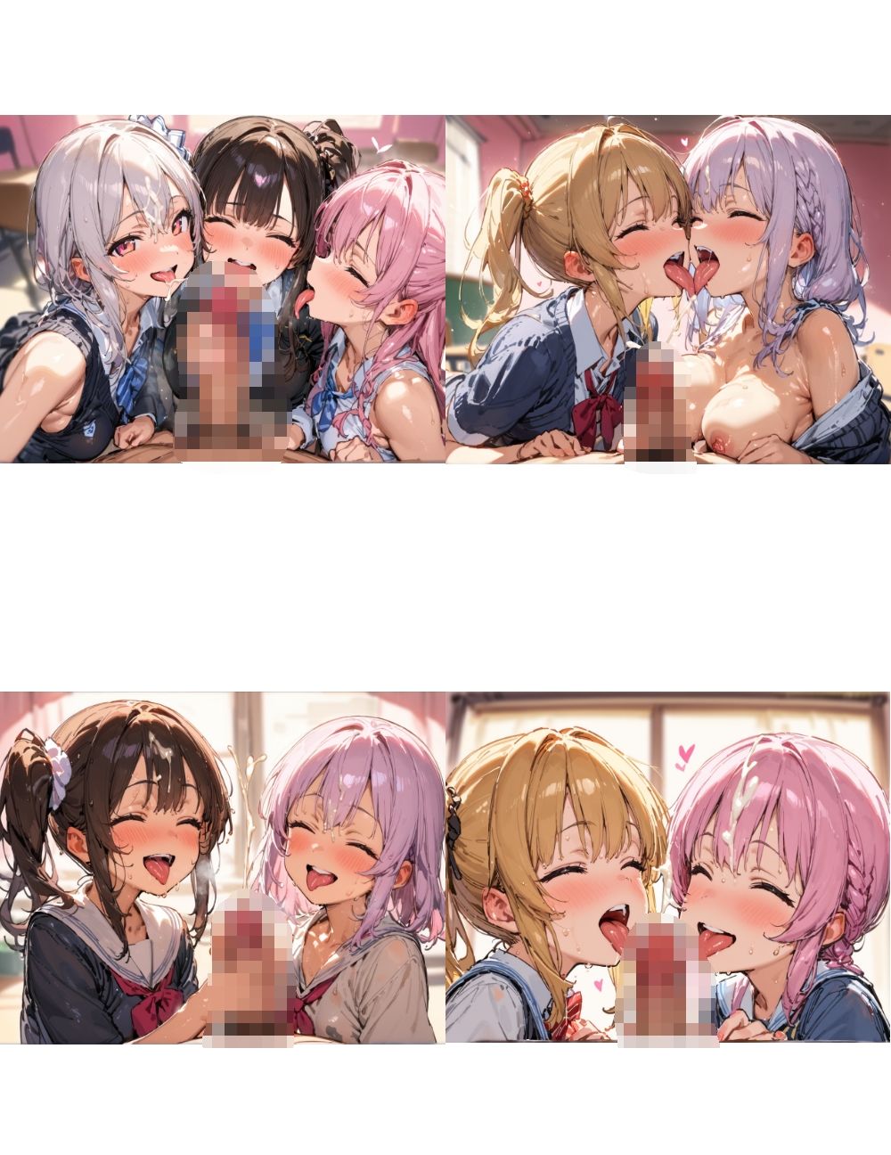 性欲強めな生徒達の学園性活2 - サンプル画像 1