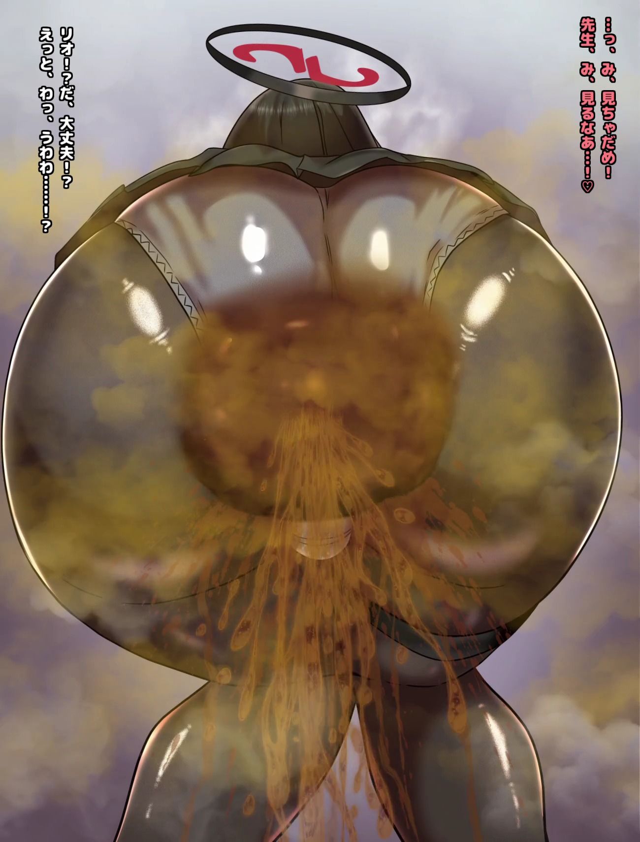 便意我慢＆着衣脱糞アニメーション（18）調月リオ - サンプル画像 6