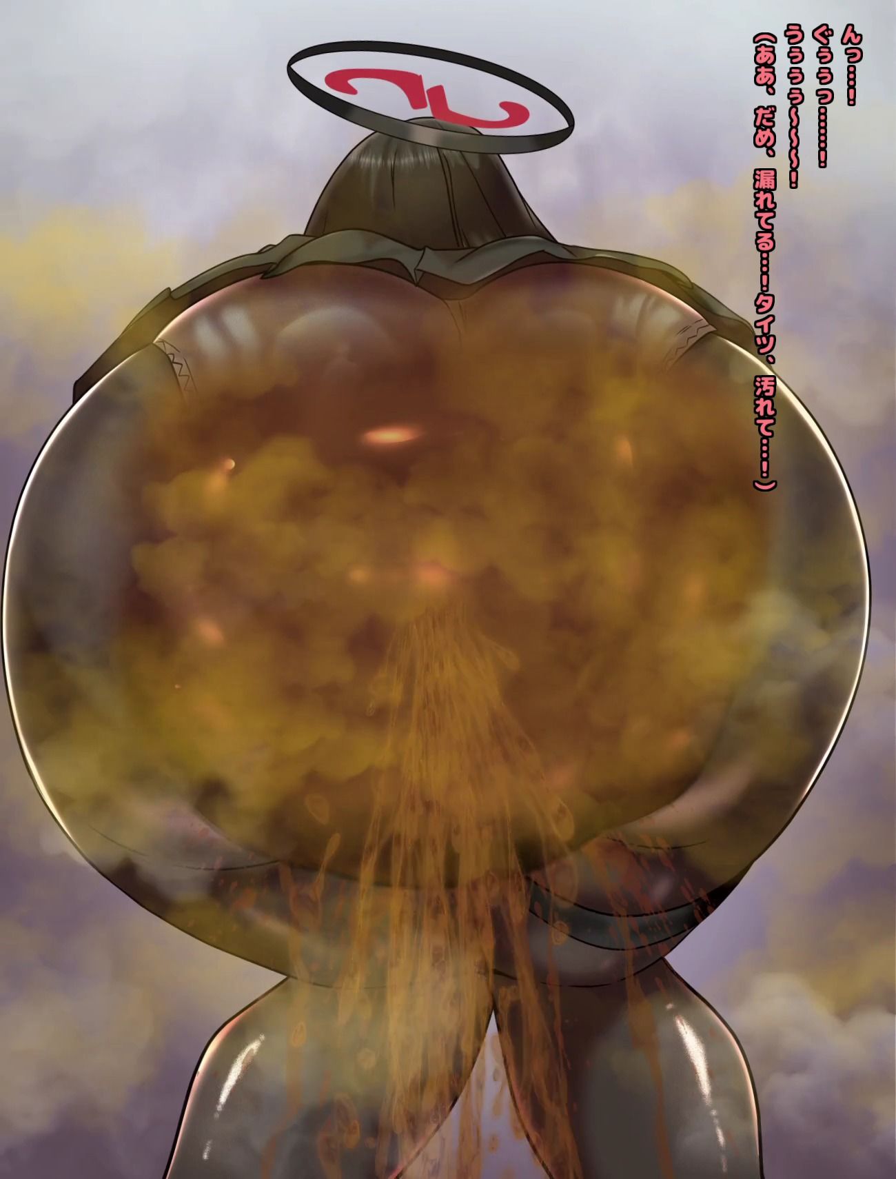 便意我慢＆着衣脱糞アニメーション（18）調月リオ - サンプル画像 7