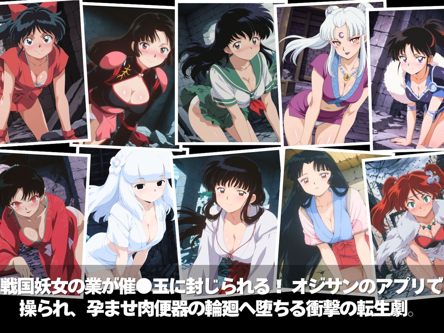 キモ男の逆襲。孕ませ完全征服！全員ペット化計画。戦国ヒロイン孕ませ調教。  〜犬夜● 編〜 - サンプル画像 1