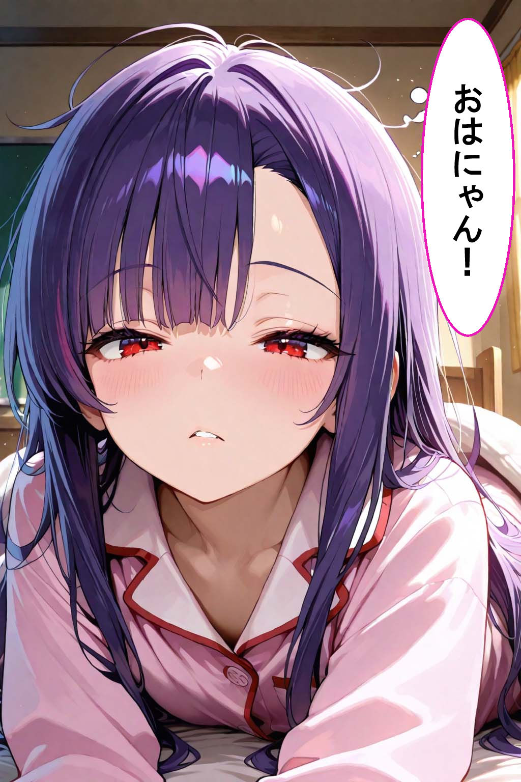 授業中以外HなJK（セリフ付き） - サンプル画像 1