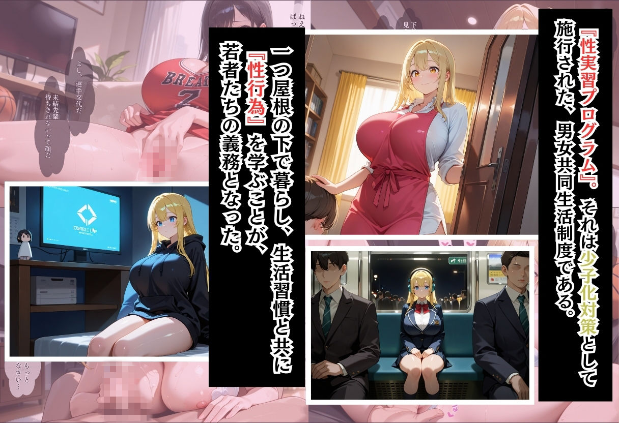 性実習プログラムーセックスが義務教育になった話〜バスケ部美女の連続中出しシュート編〜 - サンプル画像 1