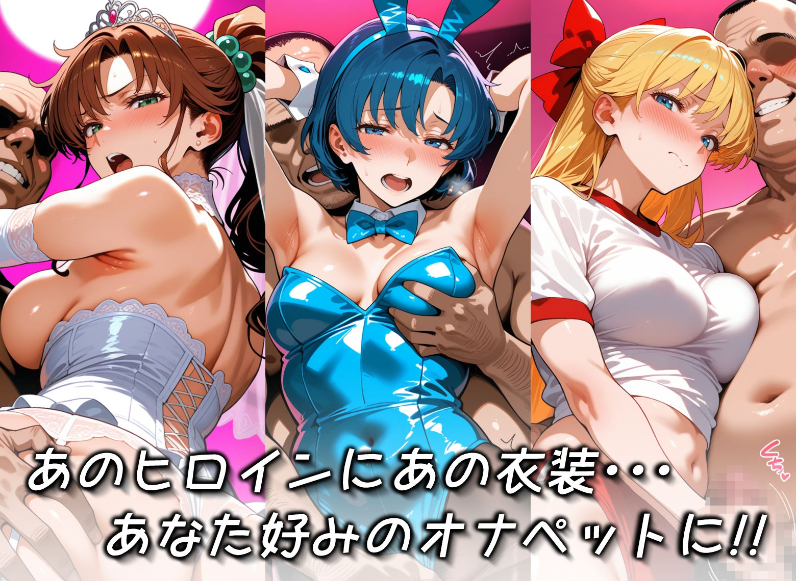 キセカエオナペット -美少女戦士セーラ◯ムーン篇- - サンプル画像 1