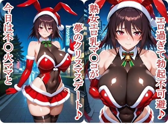 クリスマスデートのサンタコスがエロ過ぎたので大量ザーメンをプレゼントした件 - 水樹不〇火編 - サンプル画像 1