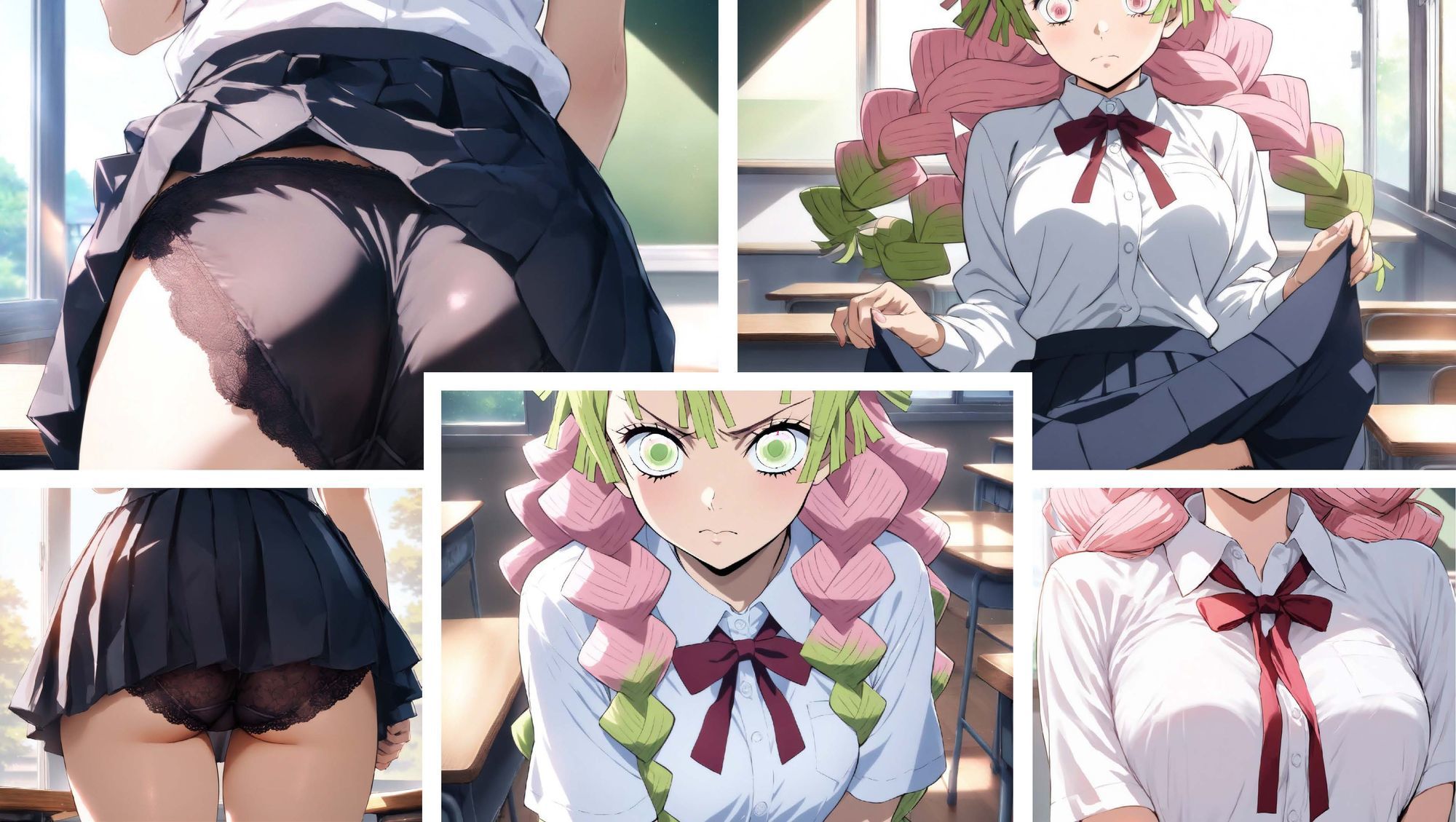 ドスケベ催●セックス  鬼滅●刃  胡蝶●のぶ  甘●寺蜜璃編 - サンプル画像 6