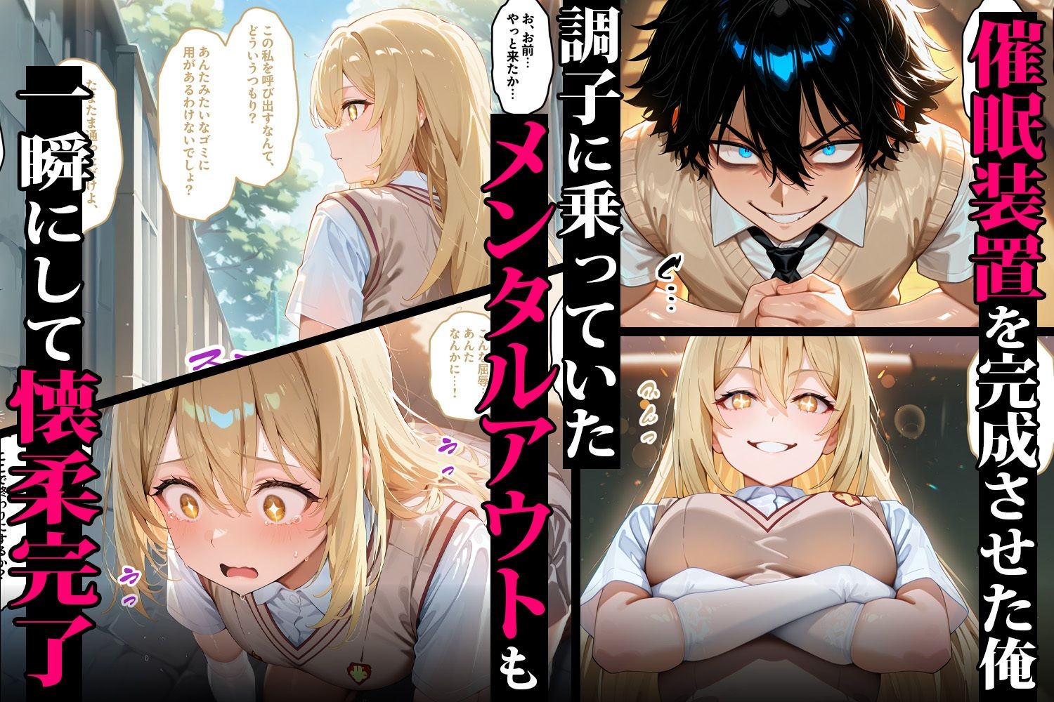 メス堕ちヒロインズ 〜催●支配で肉便器化 食蜂操祈編〜 - サンプル画像 1