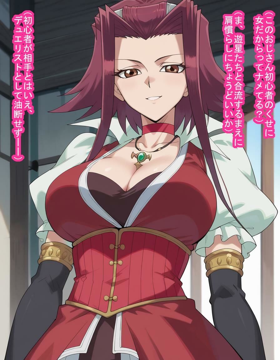 誇り高きデカパイデュエリストの十六○アキさんが種付けおじさんに即負けして脳みそも子宮も支配されてただの産む機械に成り下がる話 - サンプル画像 6