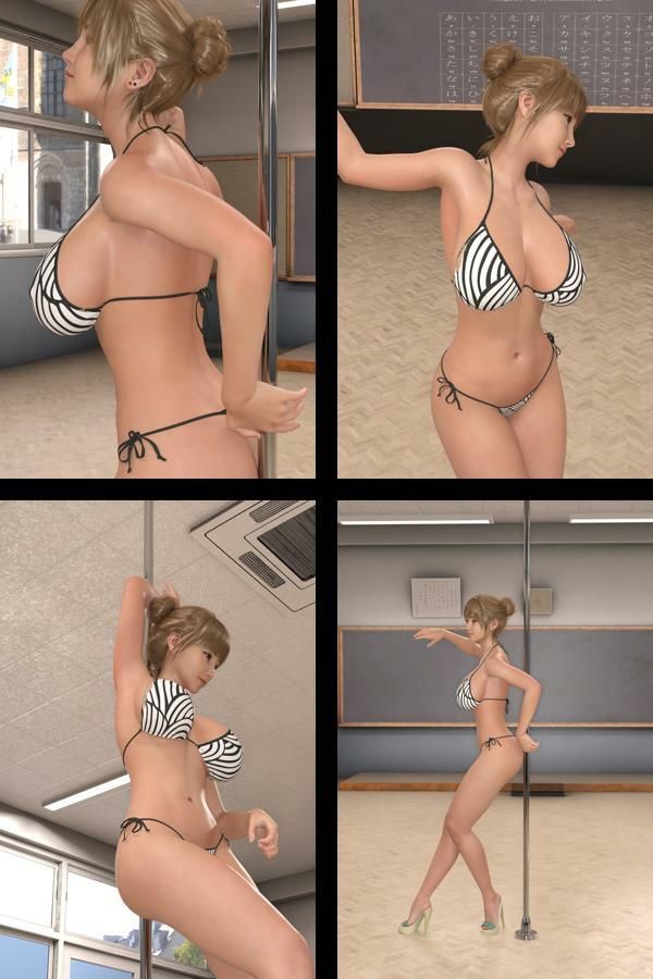 【chrl100】一ノ瀬廻里のポールダンス写真集-ON THE POLE-01c - サンプル画像 2