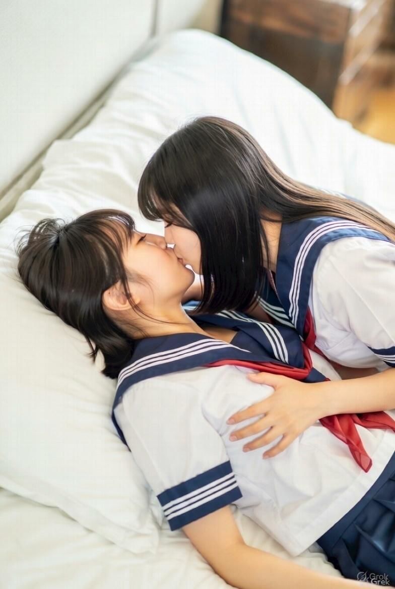 女子校生 百合Kiss - サンプル画像 4