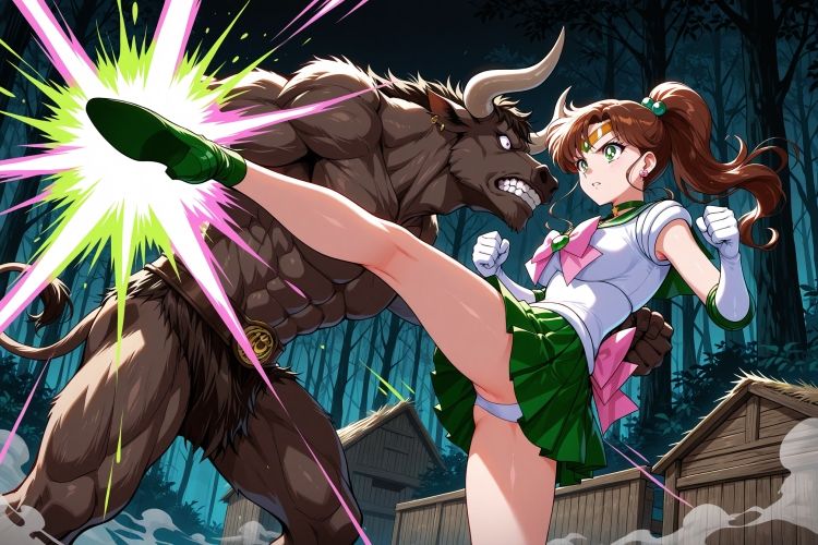 木星戦士の牛堕ち - サンプル画像 2