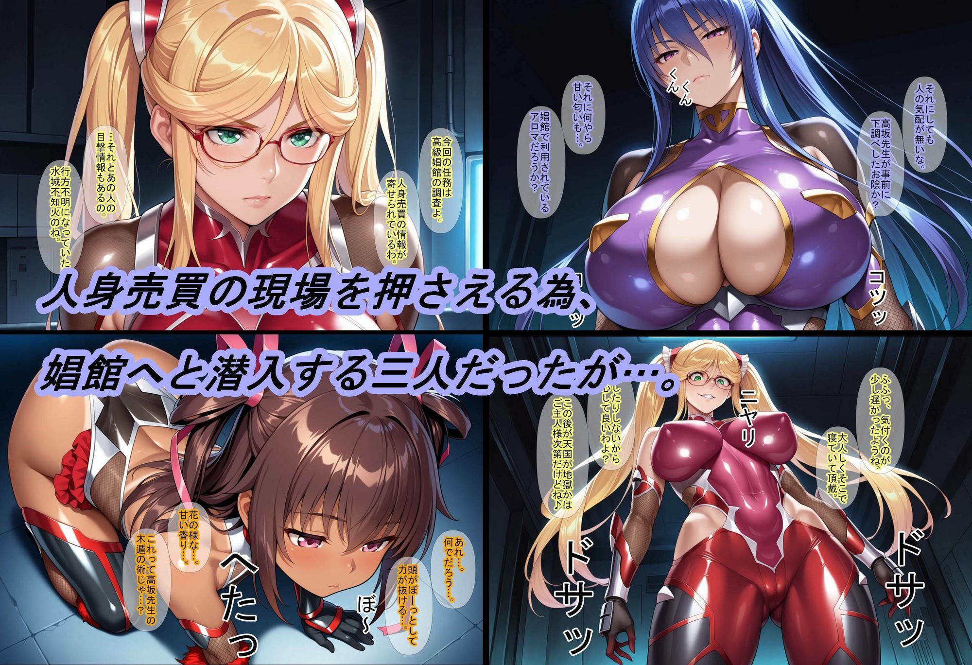 【対〇忍】囚われた対〇忍〜快楽調教に堕つ〜 - サンプル画像 1