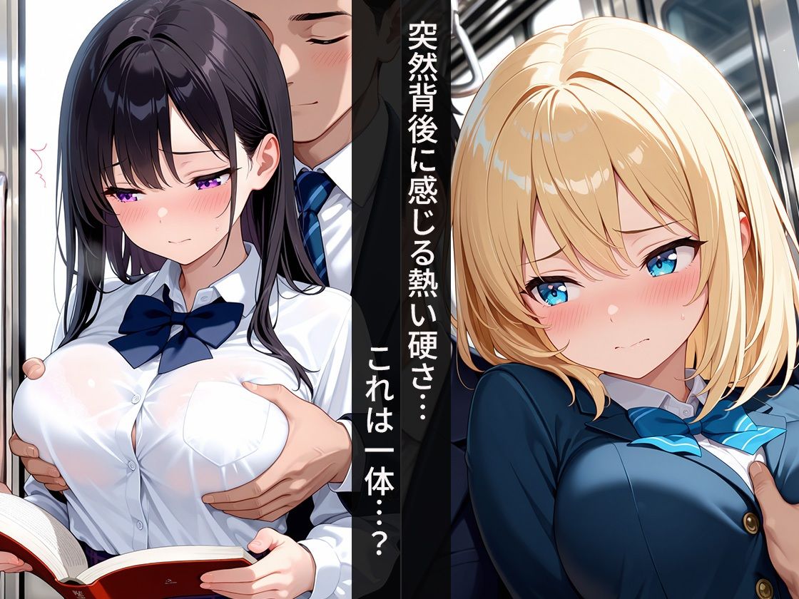 女子校生肉便器〜電車レ●プ編〜 - サンプル画像 2