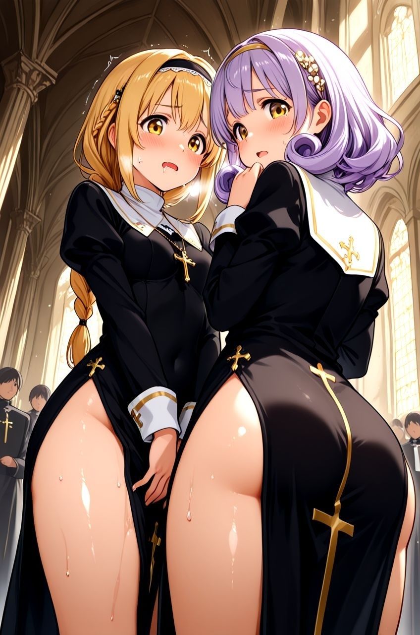 えろえろ教のシスターちゃん、教会を守るため変態寄付者の悩めるちんぽを身体でご奉仕するお話 - サンプル画像 1