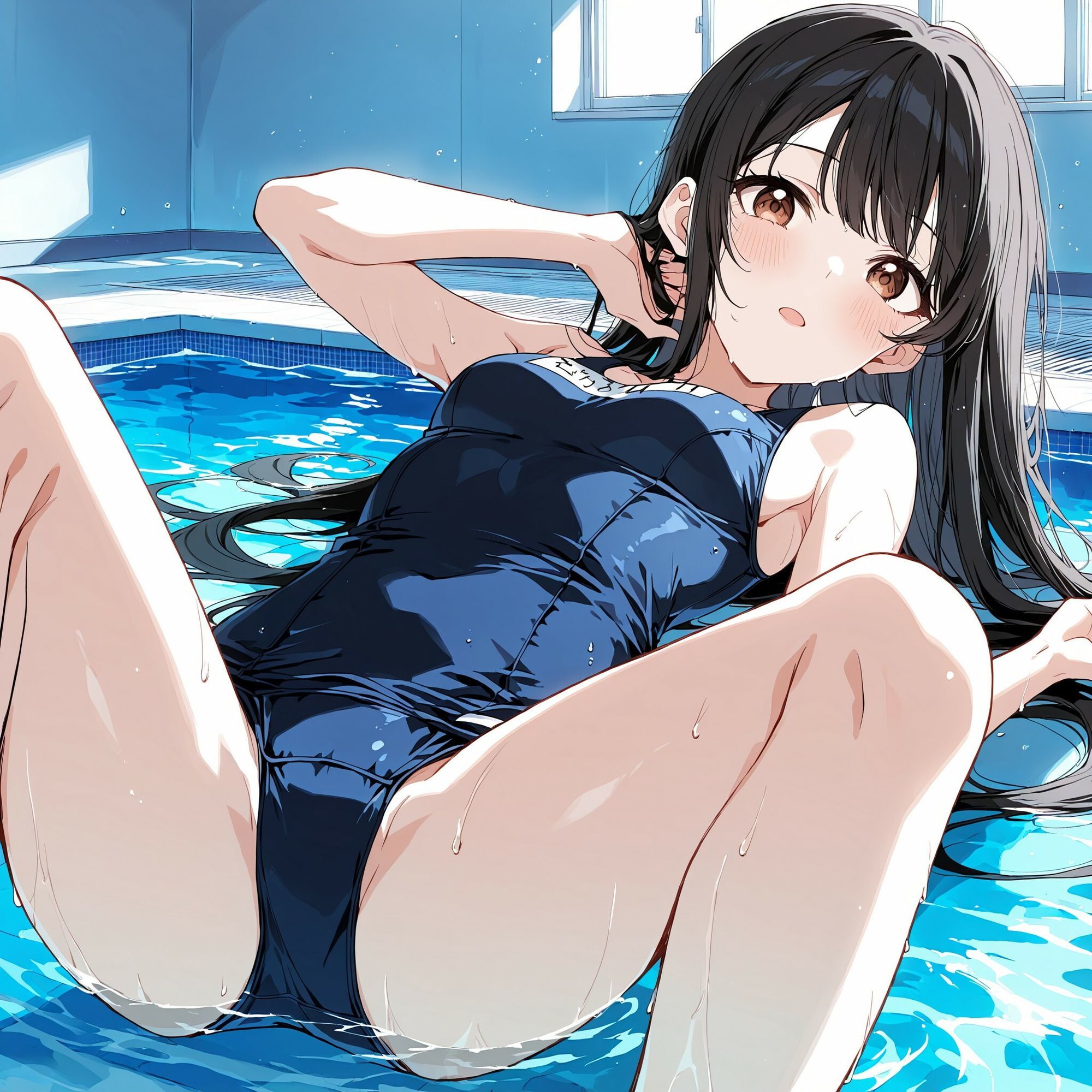 スク水女子校生は無茶ぶりされるほど濡れていく - サンプル画像 5