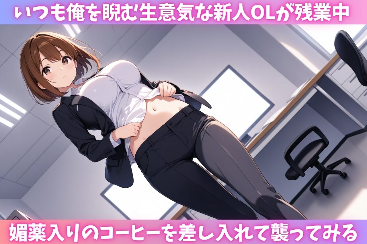 嫌いな上司の策略でハメられた新人OL - サンプル画像 1