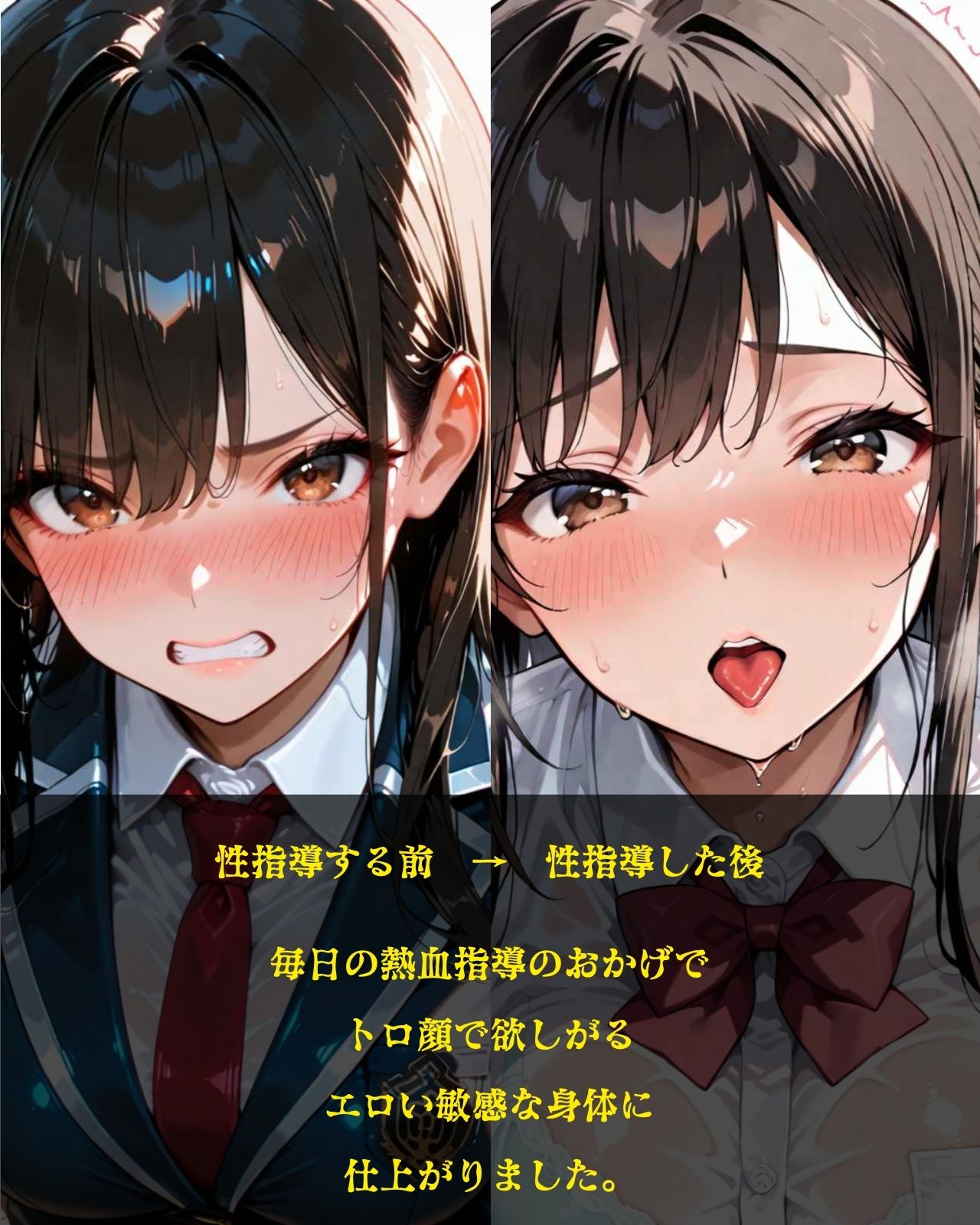 女子校生  メス堕ち  放課後の汗だく性指導 - サンプル画像 7