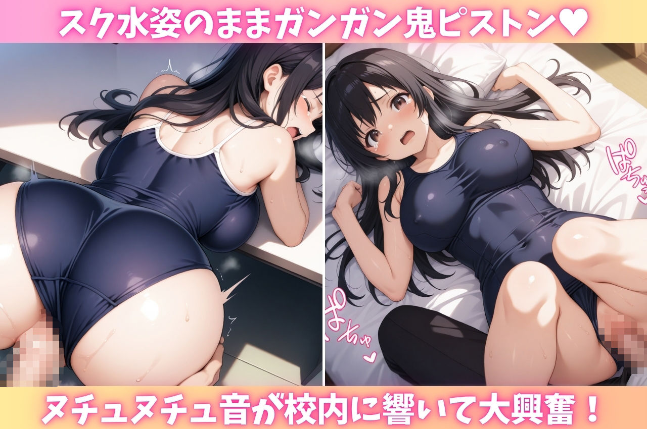 真面目で地味だと思っていた教え子に水着で迫られ何度も中出し - サンプル画像 5