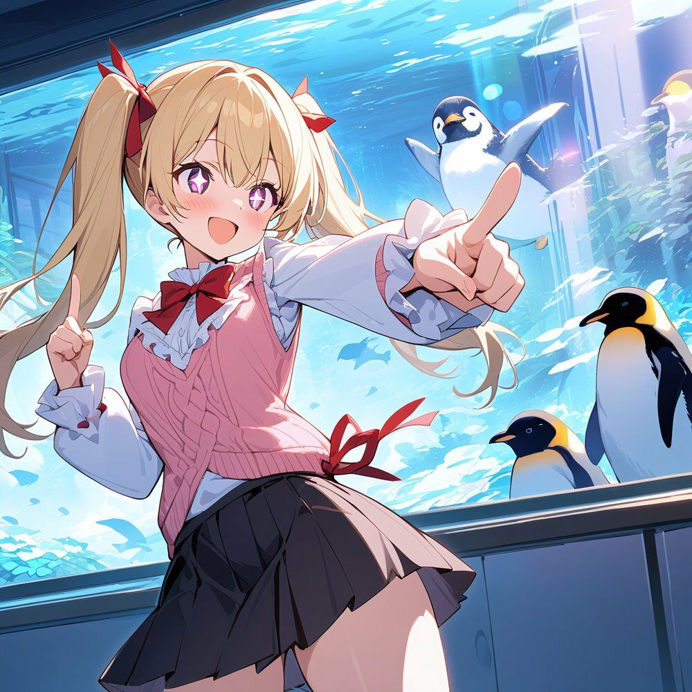 甘えんぼ彼女・莉愛 -水族館デート日記- - サンプル画像 4