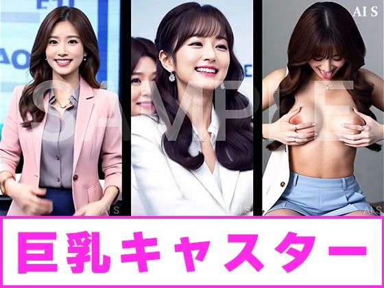 【約40分】『女性キャスターの乳揉み』巨乳と知性の仮面が外れるとき。-AIで描く究極の美女達- - サンプル画像 2