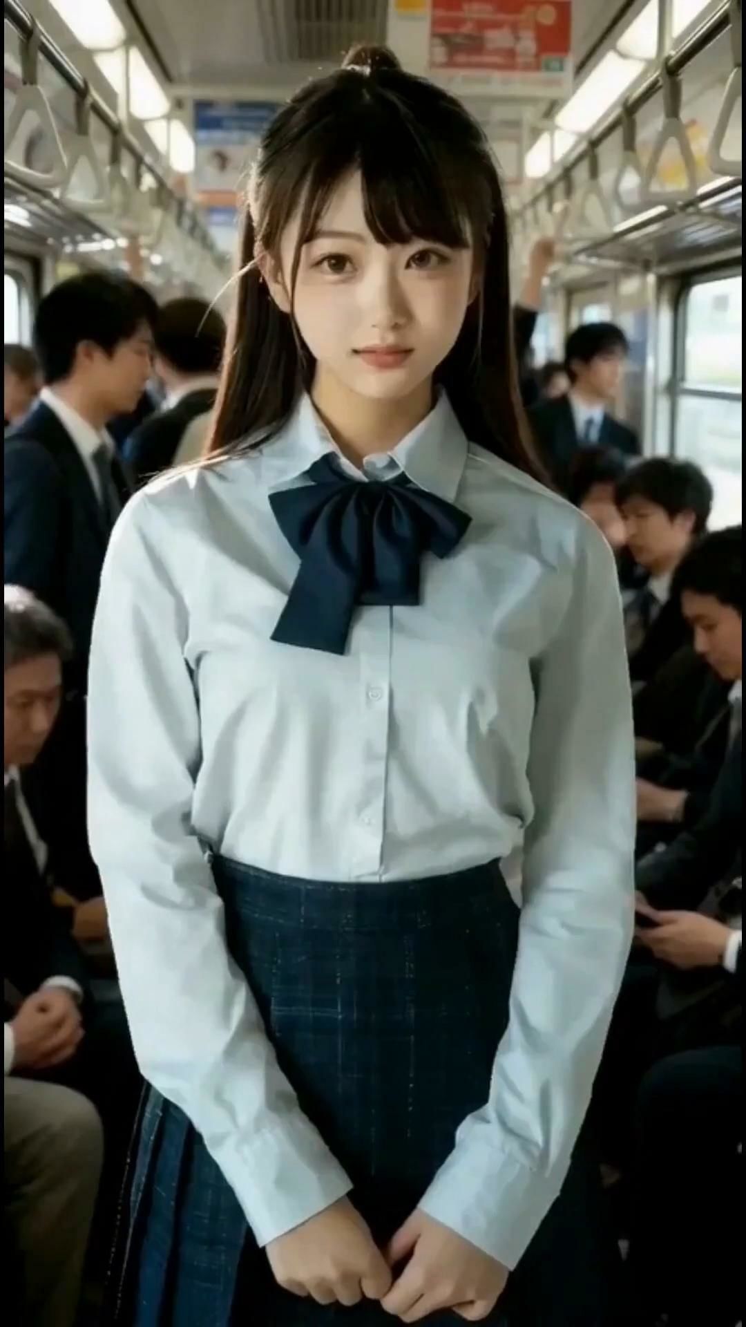 実写系！抵抗できない女子校生を触る動画 - サンプル画像 2