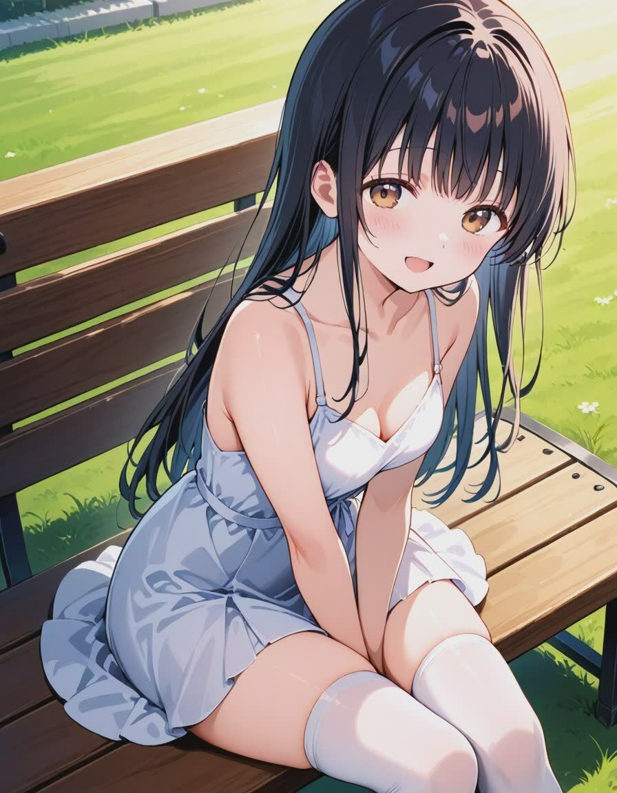 えっちなニーソちゃんと、ひみつの夏休み。 - サンプル画像 1